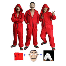 Load image into Gallery viewer, Salvador Dali Movie The House of Paper La Casa De Papel Cosplay Party Halloween Mask Money Heist Costume &amp; Face Mask