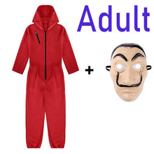 Load image into Gallery viewer, Salvador Dali Movie The House of Paper La Casa De Papel Cosplay Party Halloween Mask Money Heist Costume &amp; Face Mask