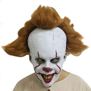 Movie It: Chapter Two Pennywise Cosplay Costume Clown Halloween Costumes Gloves Mask Adult Kids